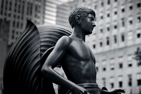 Youth by Paul Manship, Rockefeller Center, NYC [6317] photo