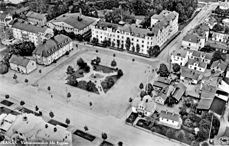 161 Flygbild över Tranås Badhotellet 1934