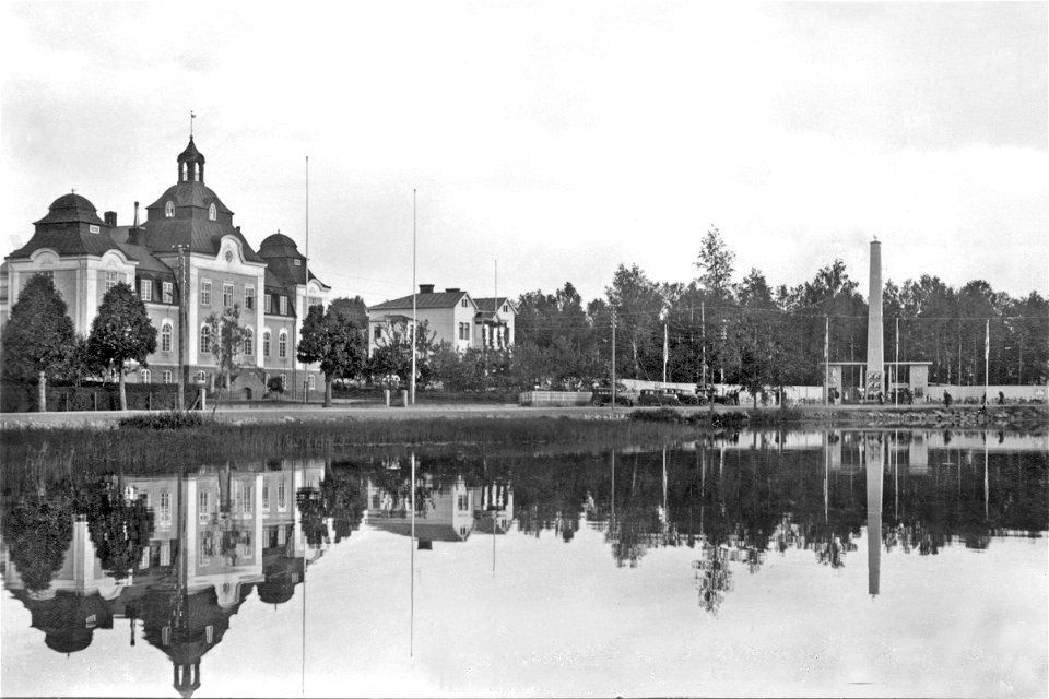 033 Tranås utställningen 1930 (entrén vid Tingshuset)