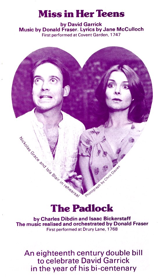 Padlock/Miss in Her Teens: Old Vic (London), November 1979