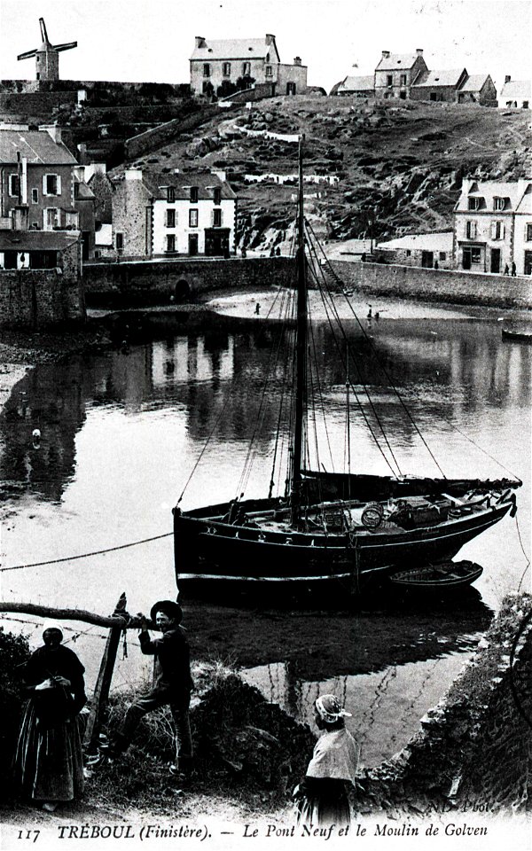 Douarnenez carte postale ancienne