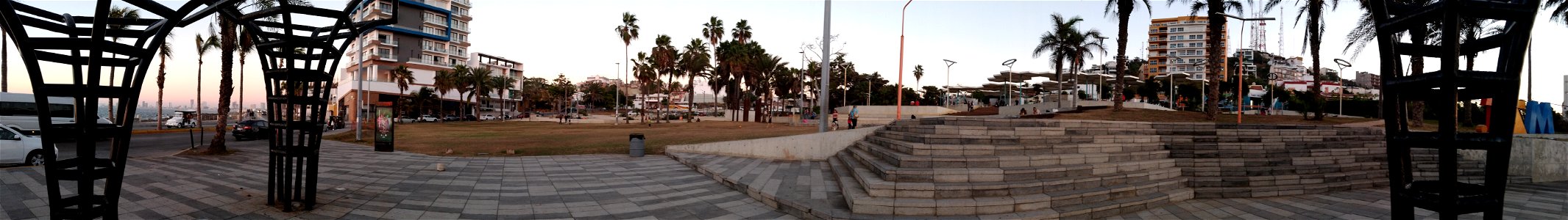 Vista panorámica del Parque Ciudades Hermanas, Mazatlán, 26 de diciembre de 2022