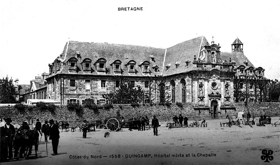 Guingamp CPA carte postale ancienne 1908 photo