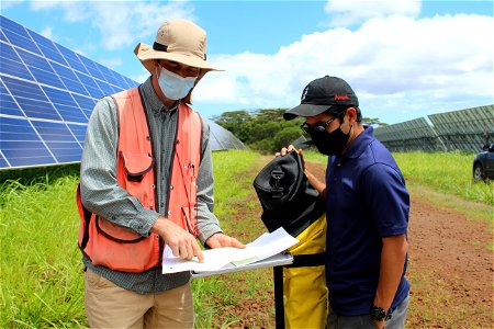 Engineer discussion photo