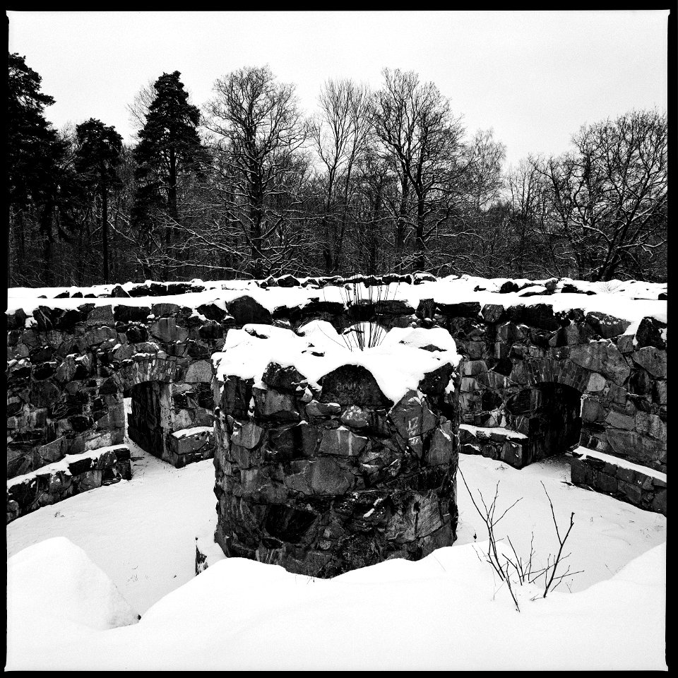 Haga castle foundations photo