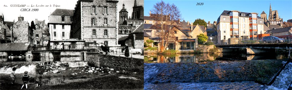 Guingamp rue St Sebastien 1900-2020 photo