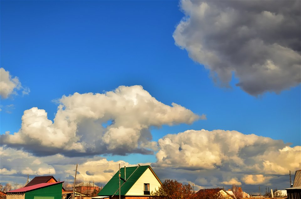 the clouds