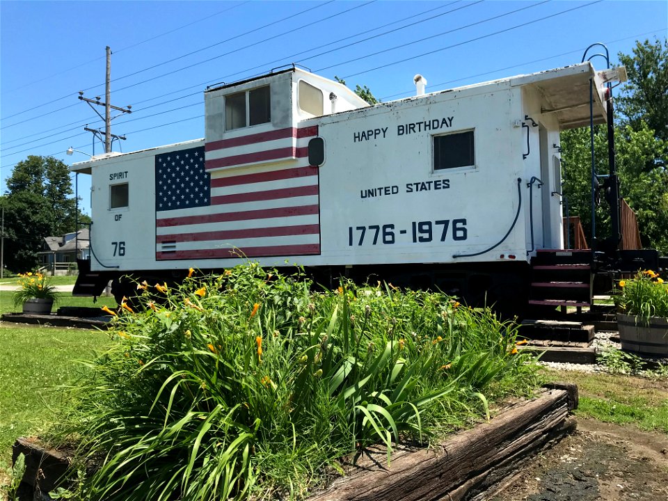 Windsor Trailhead - Bicentennial caboose