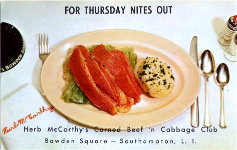 Herb McCarthy's Corned Beef n' Cabbage Club, Southampton, Long Island photo