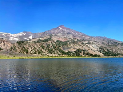 South Sister and Green Lakes in OR photo