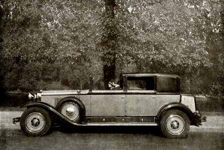 CADILLAC Coupé de ville cabriolet carrossé par Duvivier 1929 photo