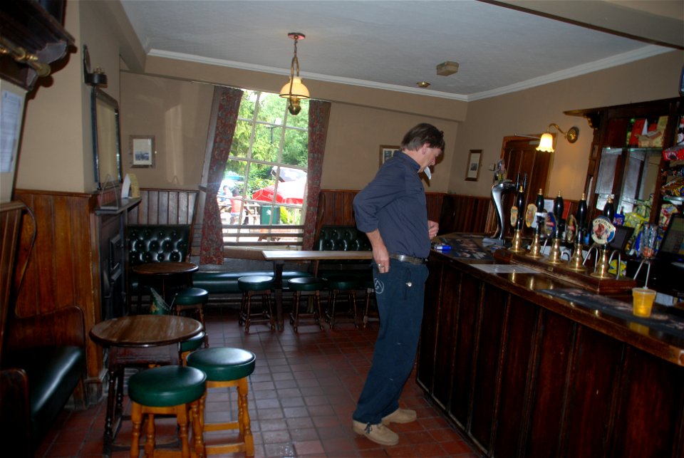 Inside the Crooked House Pub