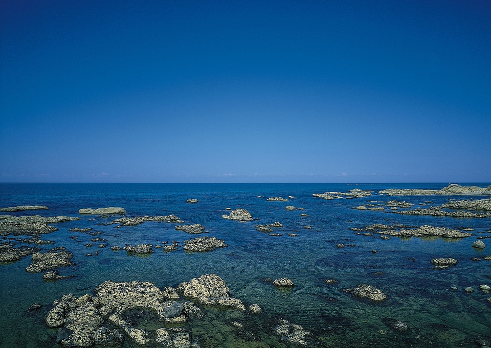granite rocks at natural bay