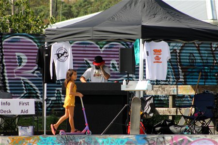 Dj Venom at Kaitaia Skate Comp 2021