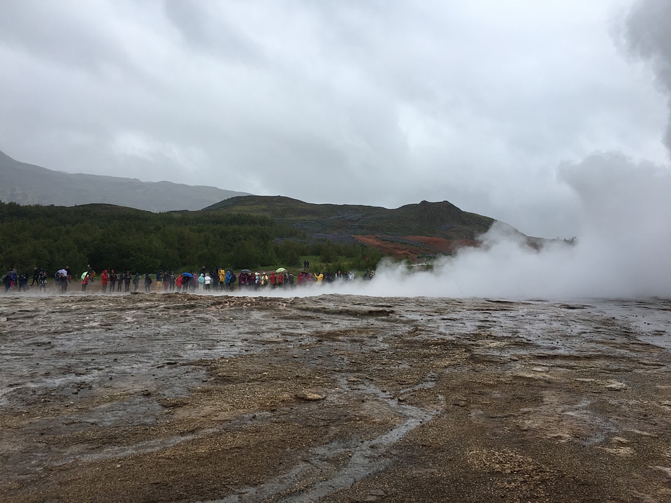 Geyser Park in Iceland
