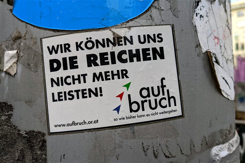 WIR KÖNNEN UNS DIE REICHEN NICHT MEHR LEISTEN