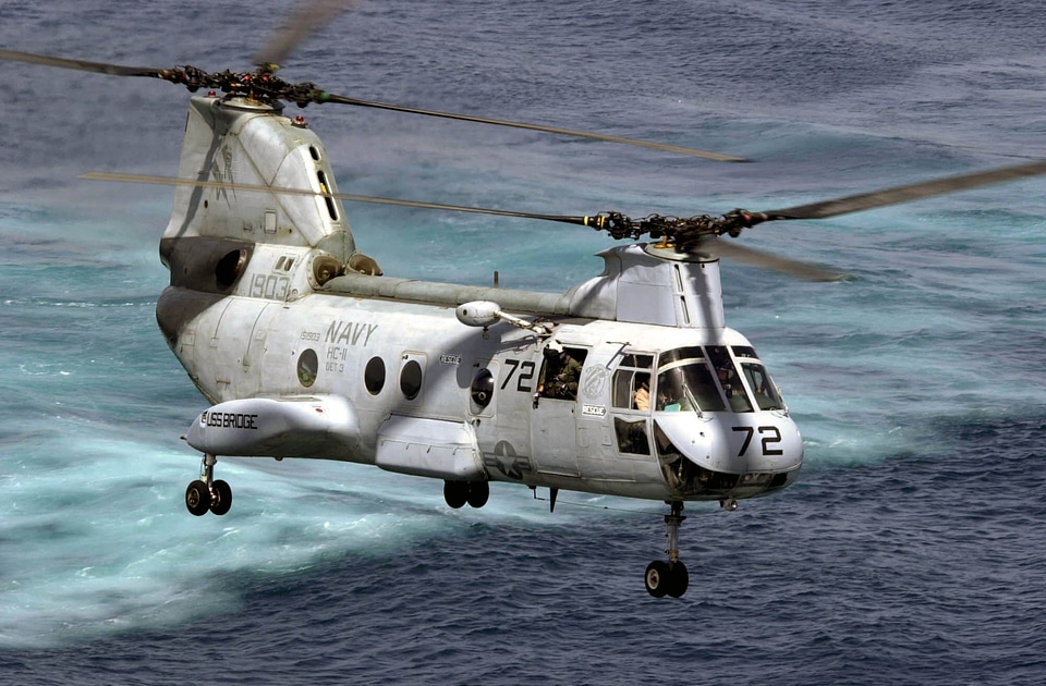 CH-46 Sea Knight helicopter