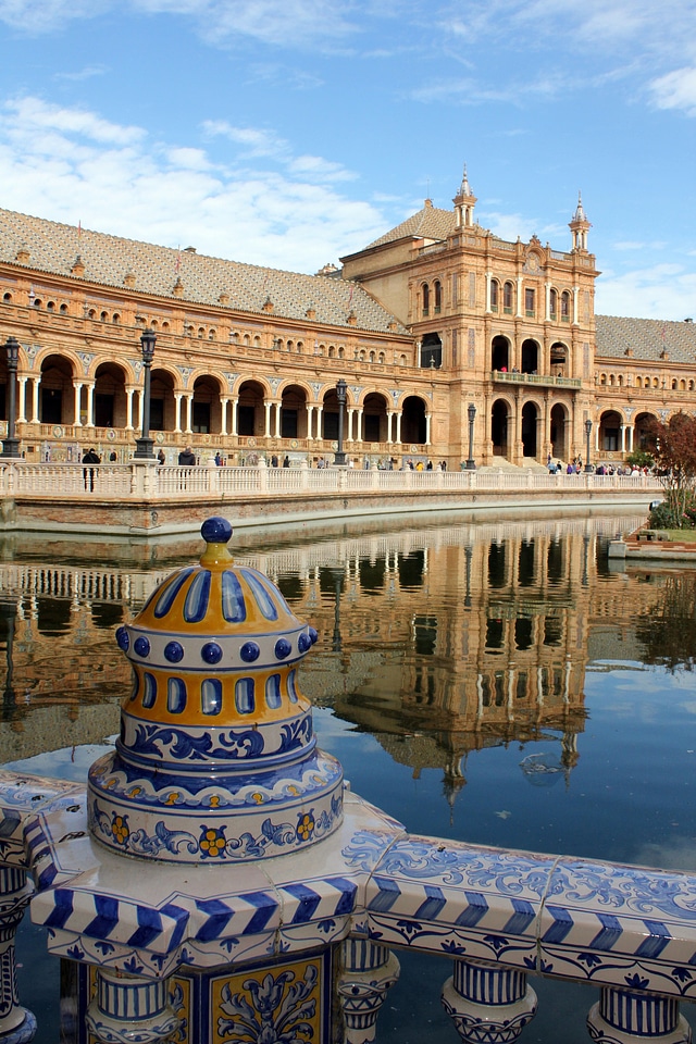 beautiful Plaza de Espana, Sevilla, Spain