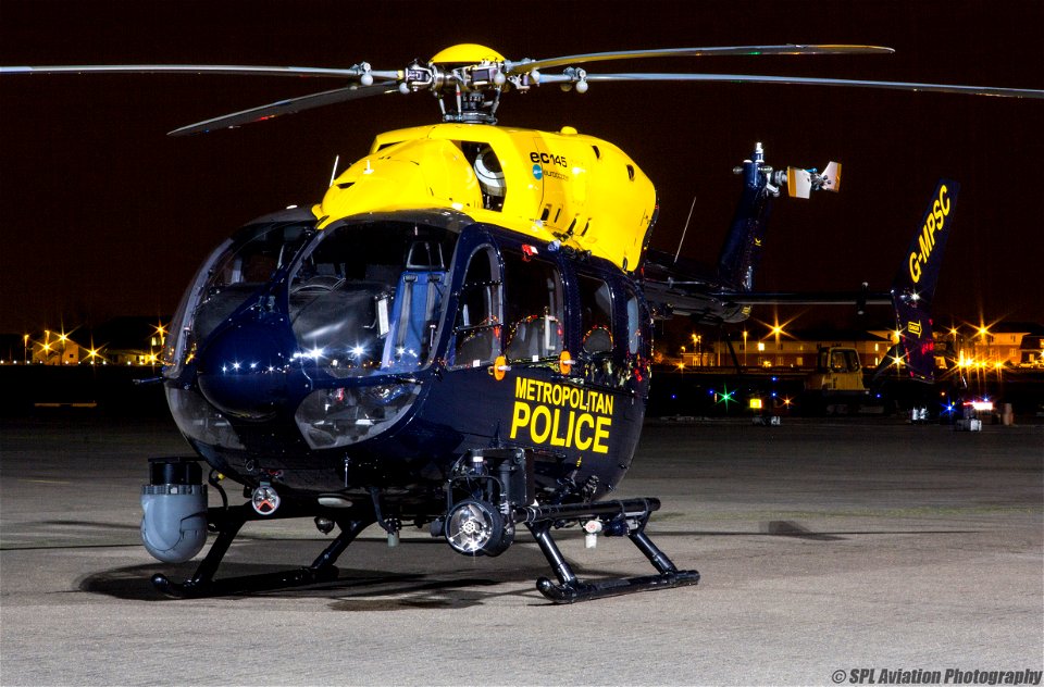 RAF Northolt Nightshoot XI - Eurocopter EC145 - Metropolitan Police Air Support