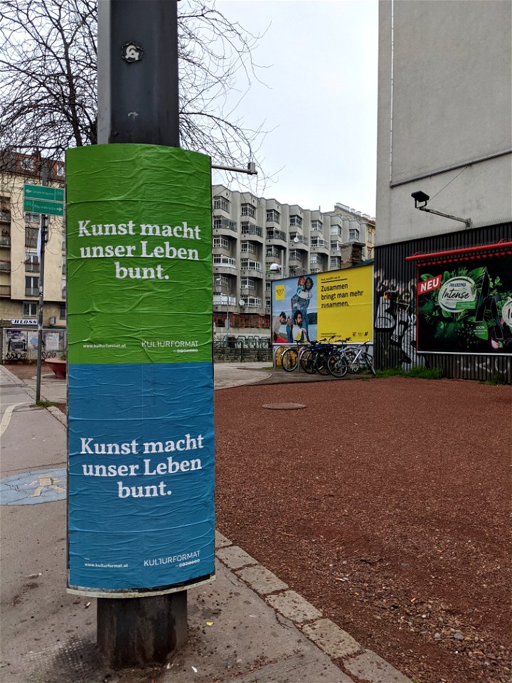 Kunst macht unser Leben bunt.