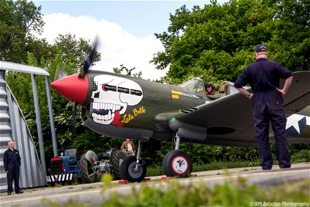 EGSX - Curtiss P-40 Kittyhawk - Hangar 11 - Lulu Belle - 43-5802