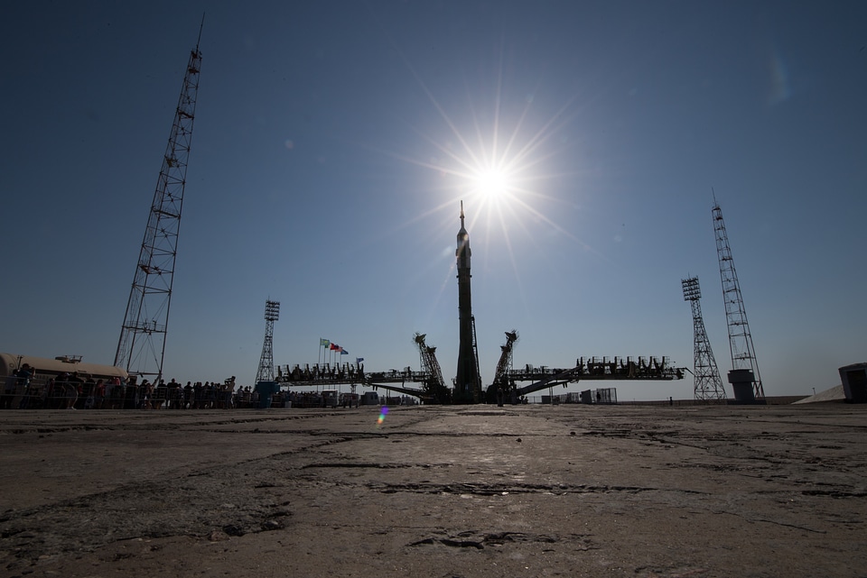 The Soyuz MS-05 spacecraft