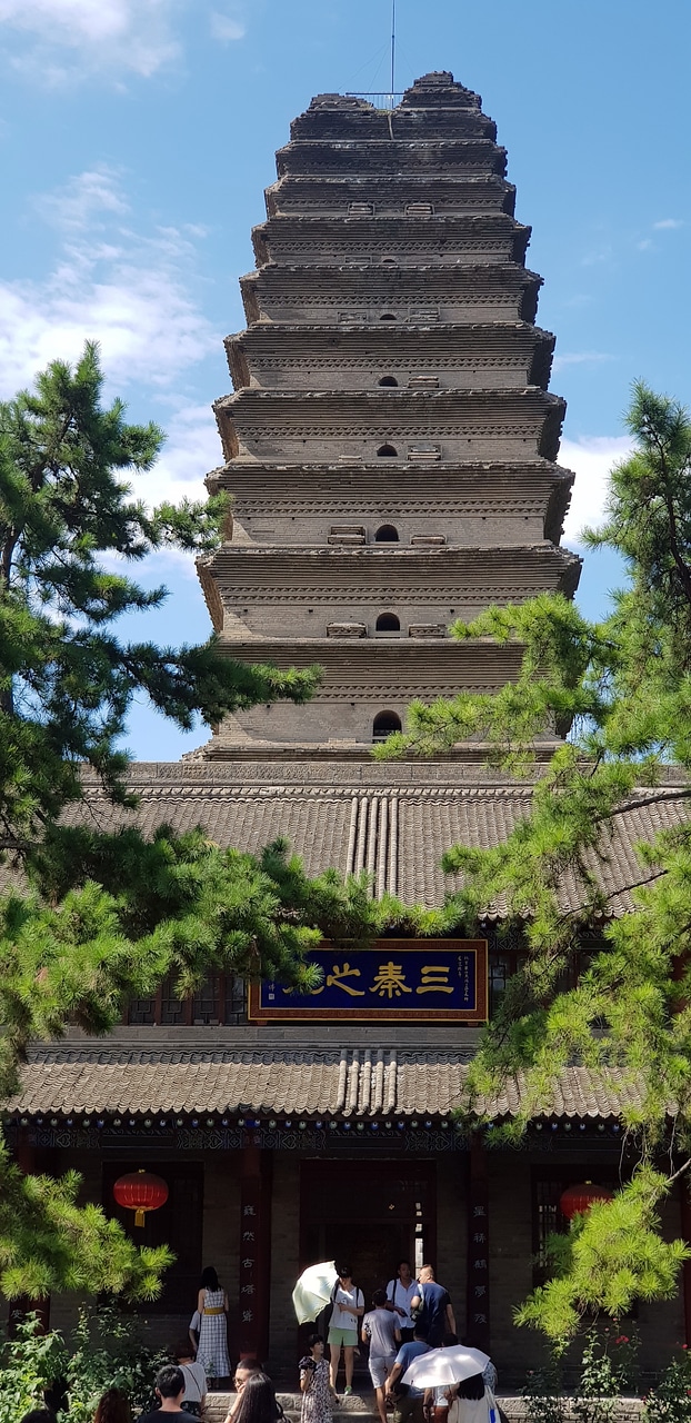 Giant Wild Goose Pagoda, Xian, China