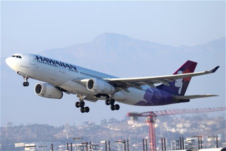 Hawaiian Airlines A330-200 departing LAX photo