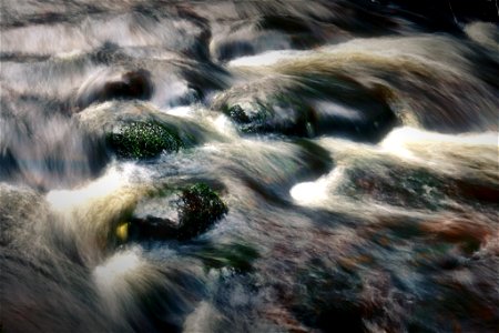 Flowing water photo