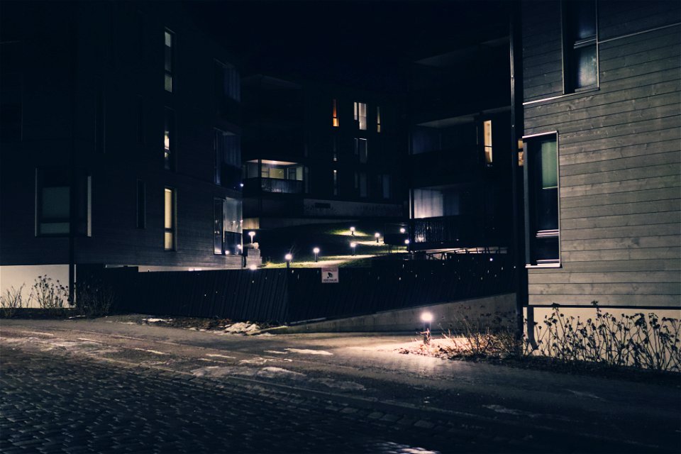 Local scenery at night
