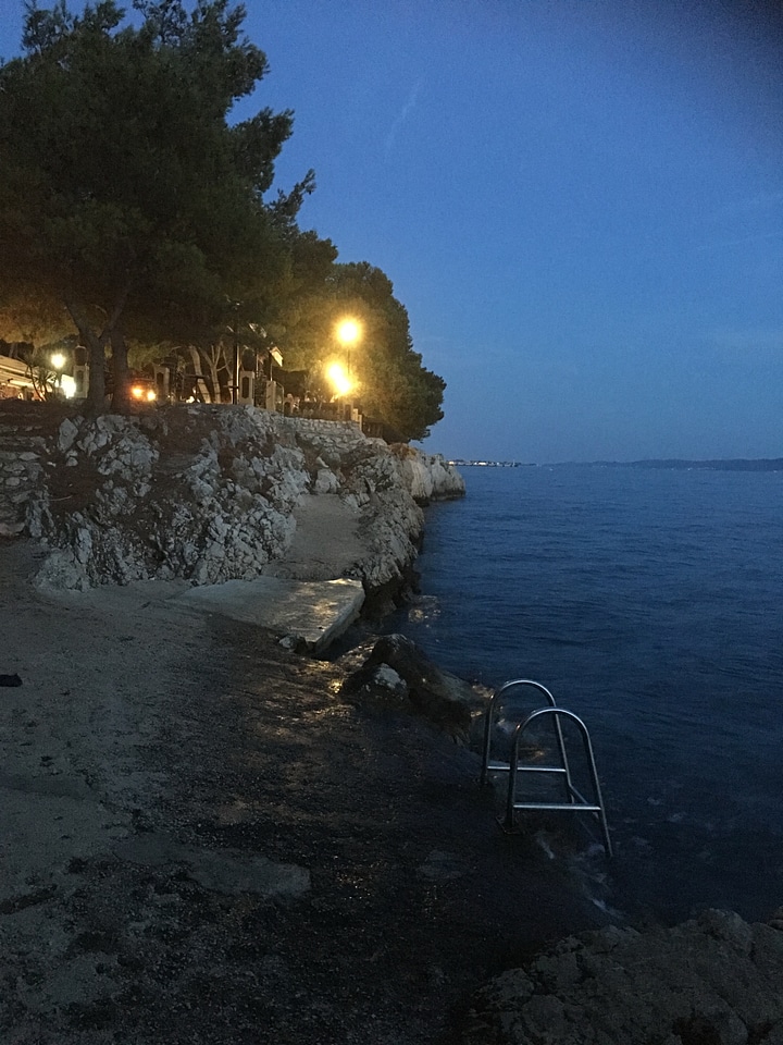 Night cafe Sunset in Zadar Croatia