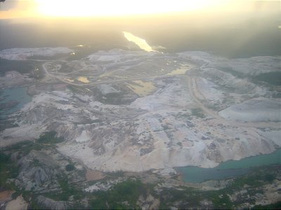 Bauxite mining photo