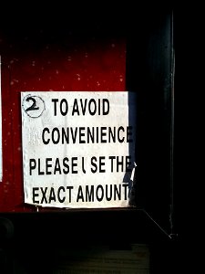 Sign at Cape Point National Park South Africa