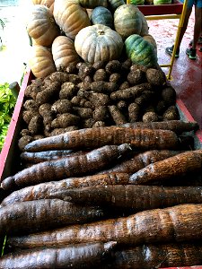 Vegetable stand in Costa Rica photo