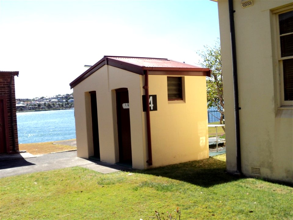 RAN Armament Depot Spectacle Island - Latrine block