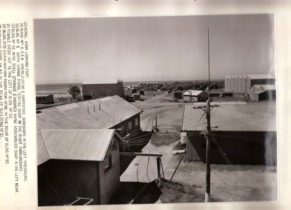 RAN Mine Depot Swan Island - General View Looking East
