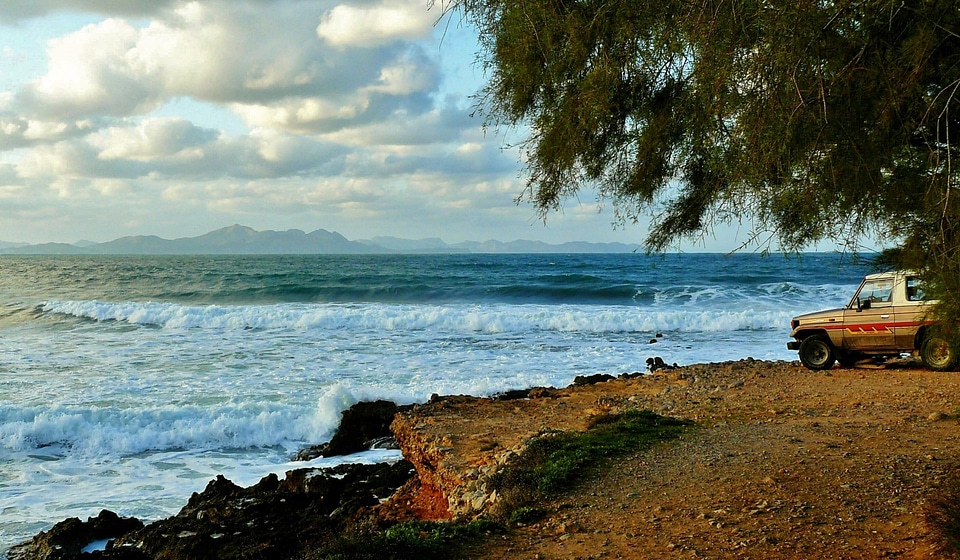 Surf beach mediterranean photo