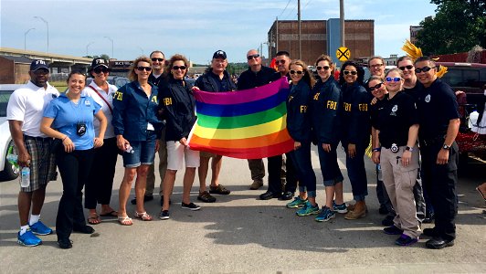 FBI and Omaha Police Department Stand United in the Heartland Pride Parade - FBI Omaha photo