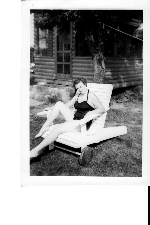 Rita seated 1958