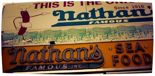 Nathan's Original Hot Dog - Surf Avenue Brooklyn photo