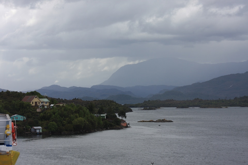 chilean fjord on a cruise