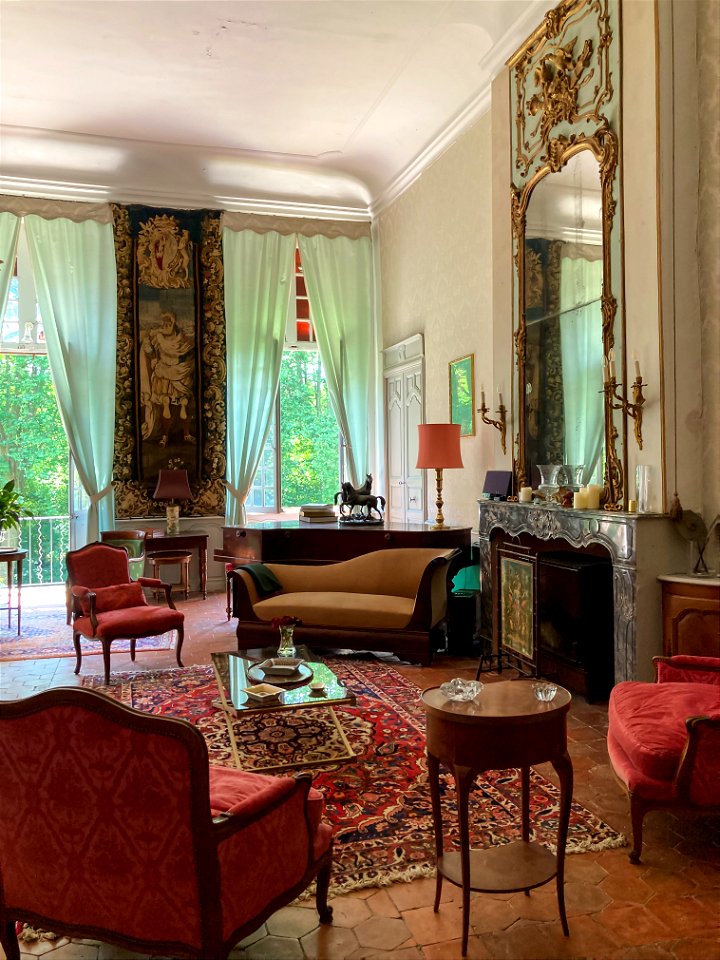 Parlor: Chateau de Trenquelleon, Feugarolles