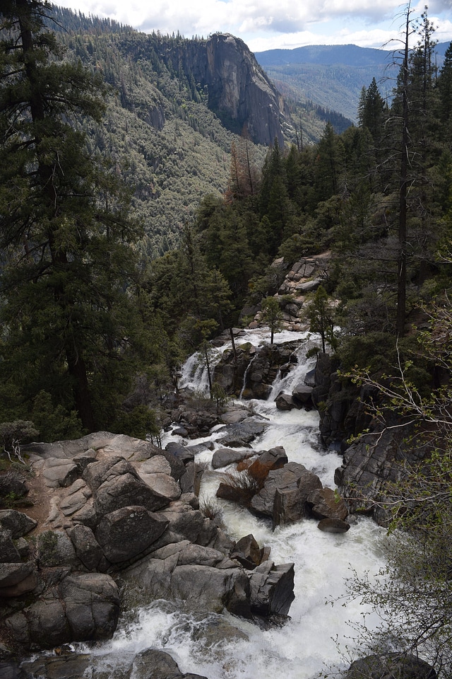 Waterfall at Yosemite National Park photo