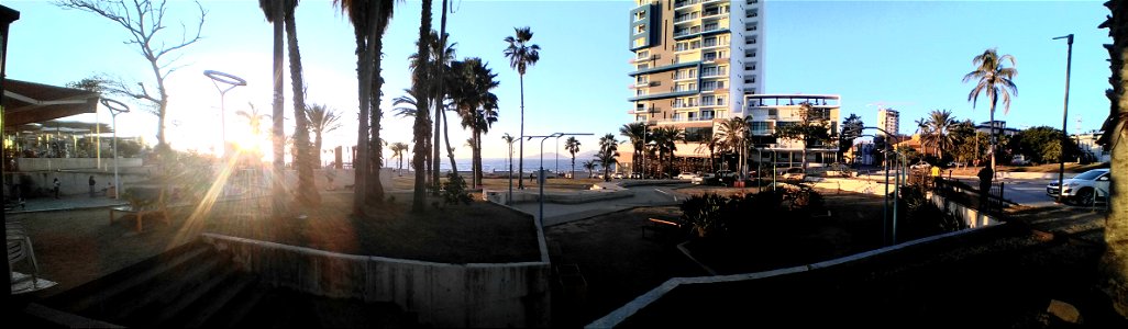 Vista panorámica del Parque Ciudades Hermanas, Mazatlán, 26 de diciembre de 2022