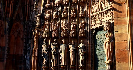 Strasbourg:portail principal de la cathedrale