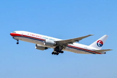 China Cargo Airlines 777F departing LAX