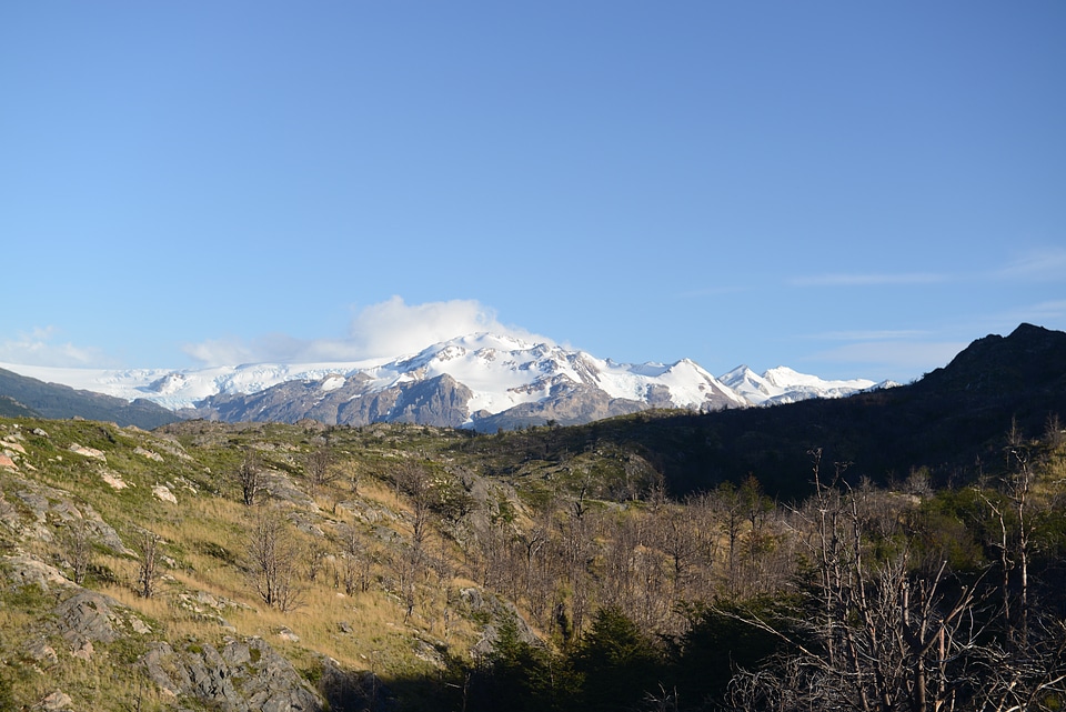 Majestic peaks of Los Kuernos over Lake Pehoe