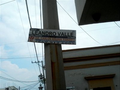 Calle Leandro Valle de Mazatlán