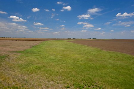 Grassed waterway