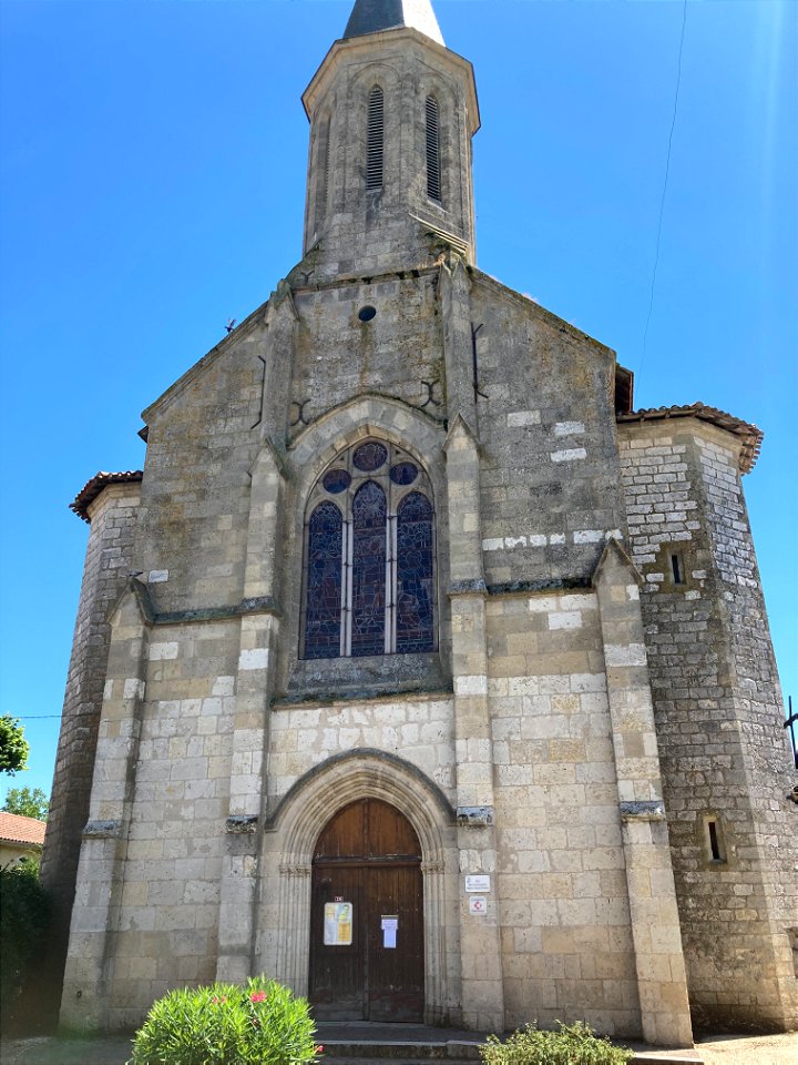 Adele's home parish: Église de Saint Cirq, Feugarolles